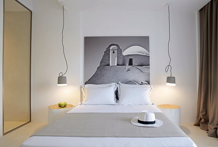 Livin Mykonos - Wohnbeispiel Doppelzimmer Gartenblick (Zimmercodierung DBG)