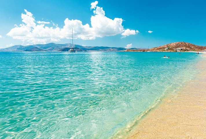 Kykladen-Inselhüpfen: Mykonos, Naxos, Santorin