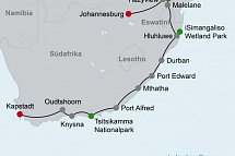 Best of South Africa von Johannesburg nach Kapstadt