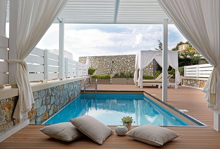 Kassandra Bay Resort & Spa - Wohnbeispiel Suite Privatpool (Zimmercodierung W1R)