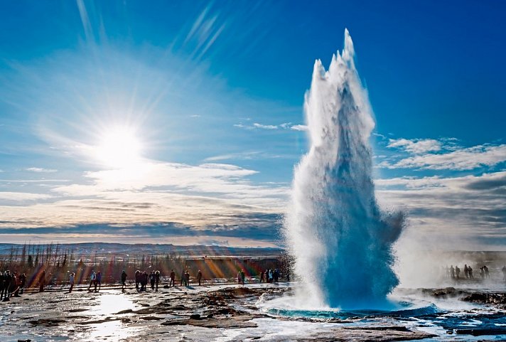 Rund um Island - Auf der Ringstraße - Geysir Strokkur