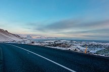 Rund um Island - Ringstraße und Snæfellsnes (Winter) - Straße Snaefellsnes Halbinsel