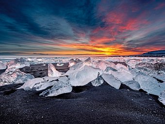 Rund um Island - Ringstraße und Snæfellsnes (Winter) - Diamond Beach
