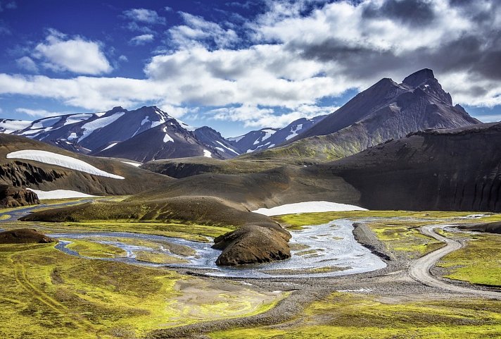 Kräftespiel der Elemente - Landmannalaugar