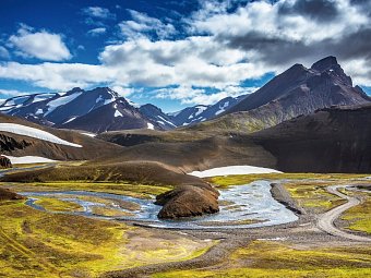 Kräftespiel der Elemente - Landmannalaugar