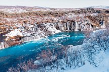 Stippvisite Westisland - Hraunfossar