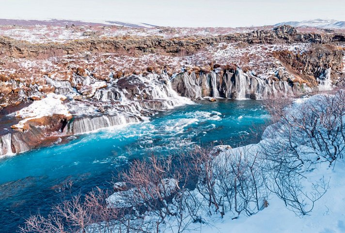Stippvisite Westisland - Hraunfossar