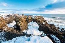 Isländische Naturelemente und Lichtspiele - Küste Snæfellsnes