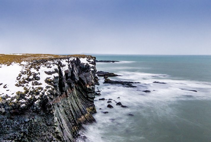 Isländische Naturelemente und Lichtspiele - Snæfellsnes