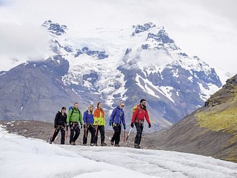 Hochland und Vulkane - Gletscherwanderung Skaftafell