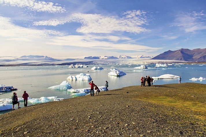 Die große Islandrundreise - Gletscherlagune Jökulsarlon