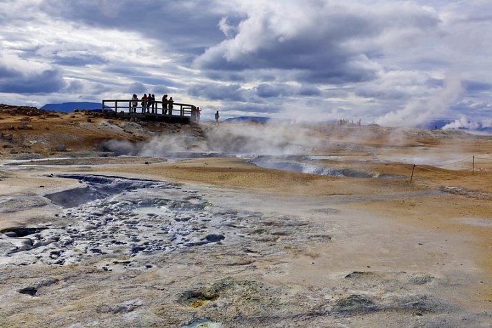 Die große Islandrundreise - Geoaktives Gebiet Namaskard