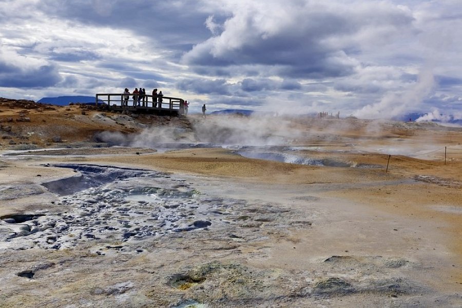 Die große Islandrundreise - Geoaktives Gebiet Namaskard