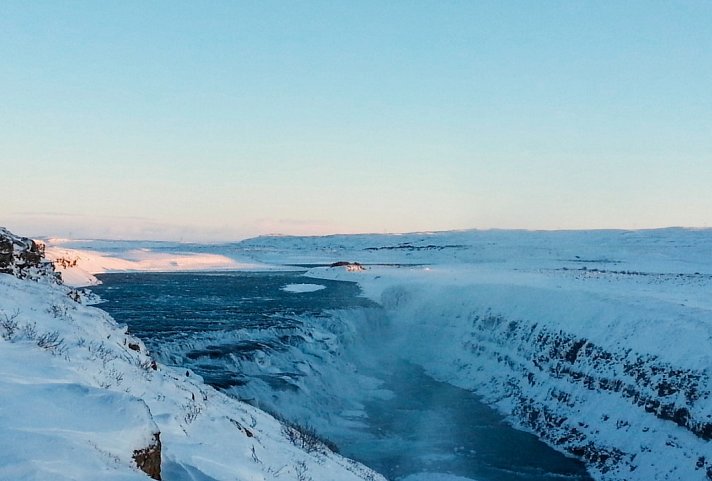 Winterliche Höhepunkte rund um Reykjavik - Gullfoss