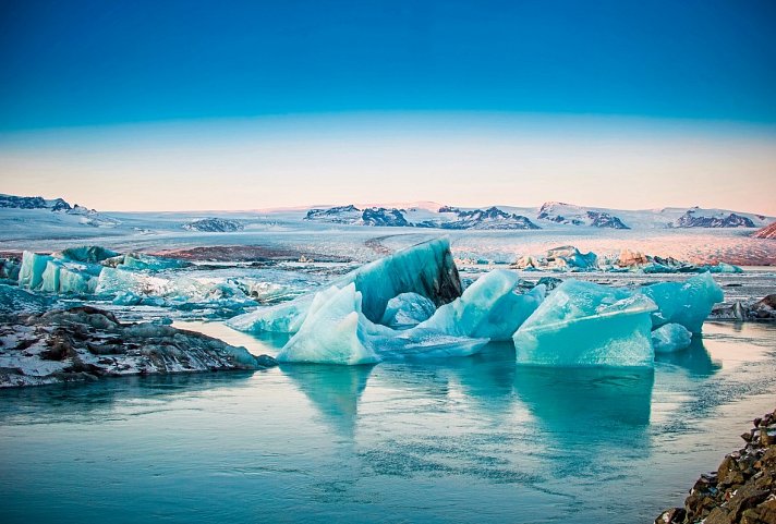 Island - ein Land zum Träumen - Gletscherlagune Jökulsarlon