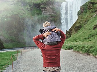 Familienspaß auf Farmen - Skogafoss
