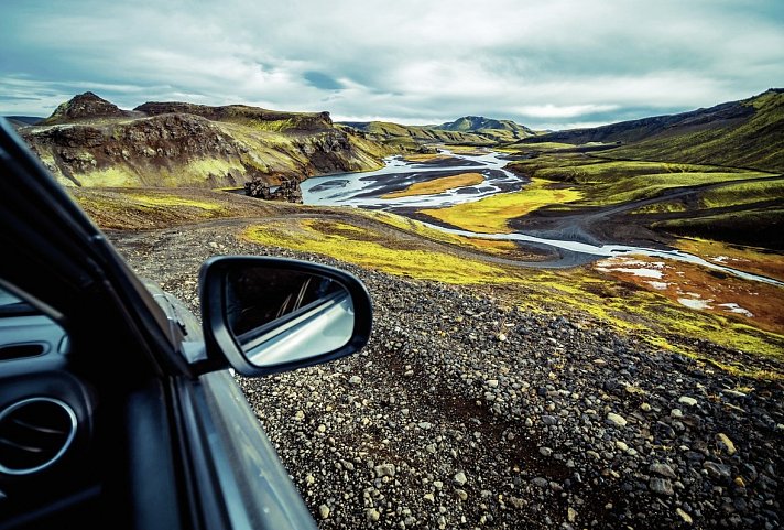 Go Green - Mit dem E-Auto rund um Island - Landmannalaugar