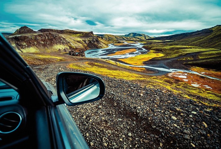 Islands Naturwunder mit dem E-Auto - Landmannalaugar