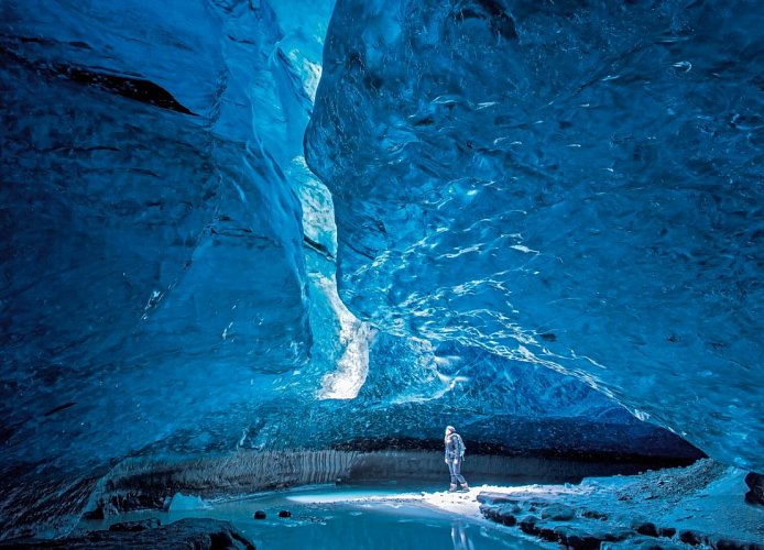 Ferienhausrundreise Rund um Island - Blaue Eishöhle