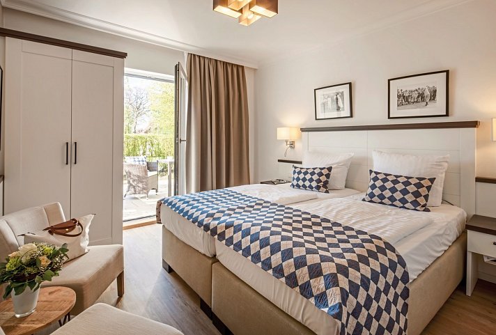 Strandgrün Golf- & Spa Resort - Wohnbeispiel Doppelzimmer Standard (Zimmercodierung DG1)