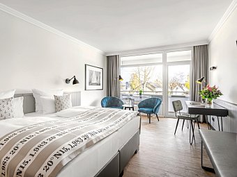 Hotel Yachtclub - Wohnbeispiel Doppelzimmer Premium (Zimmercodierung DM1)