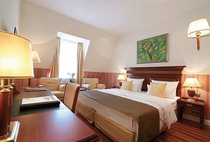 ATLANTIC Grand Hotel Travemünde - Wohnbeispiel Standard Landseite (Zimmercodierung DB1)