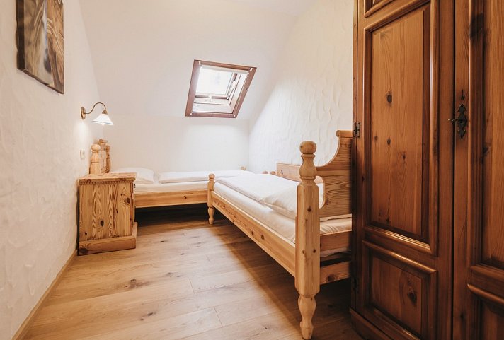 Naturel Hoteldorf SCHÖNLEITN - Wohnbeispiel Appartement Felsenfest 3 Raum (Zimmercodierung OF1)