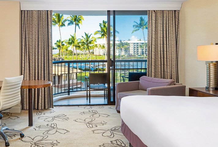Hilton Waikoloa Village - Wohnbeispiel Makai Tower Ocean Front King