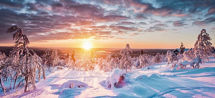 Winterlich aktiv in Schwedisch Lappland