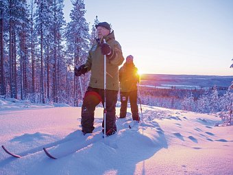 Winterlich aktiv in Schwedisch Lappland