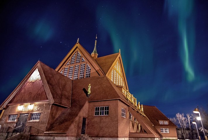 Polarlichtmetropole Kiruna - Kiruna Kirche