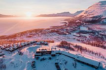 Abisko & ICEHOTEL - Das pure Nordlichtabenteuer - Hotel Fjället Björkliden am See Torneträsk