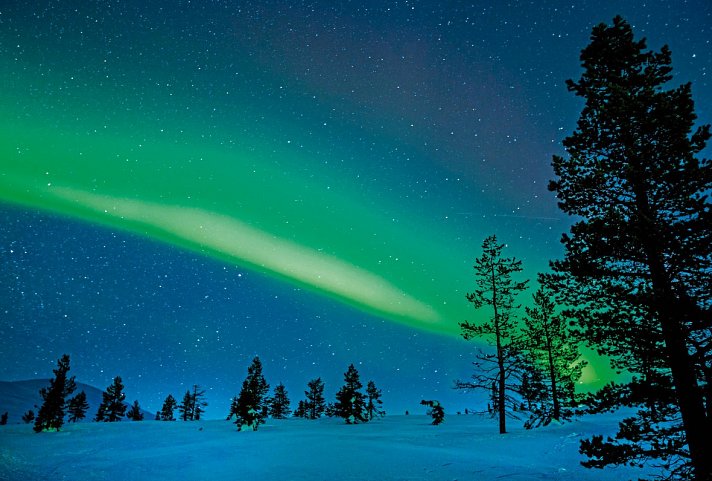 Perlen unter dem Polarlicht