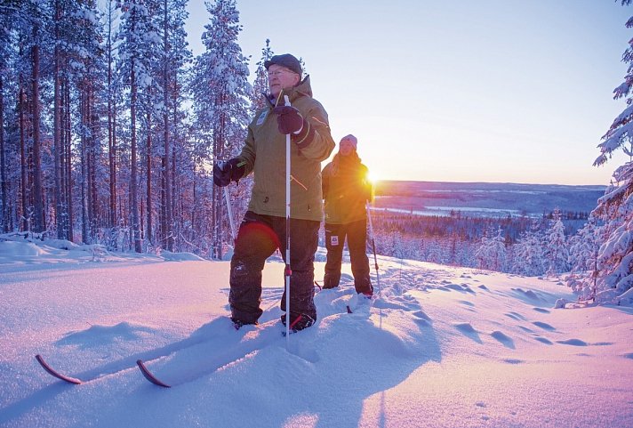 Winterlich aktiv in Schwedisch Lappland