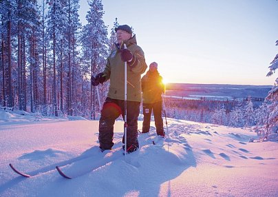 Winterlich aktiv in Schwedisch Lappland