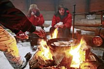 Harriniva - Authentisches Lappland - Kota-Dinner