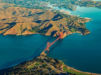 Der Amerikanische Westen - San Francisco, Golden Gate Bridge