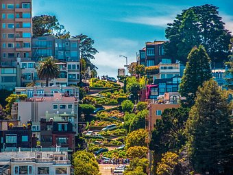 Western Express & Hawaii Oahu - San Francisco, Lombard Street