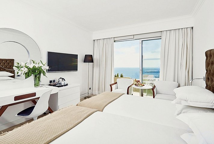 Grecian Park - Wohnbeispiel Doppelzimmer Meerblick (Zimmercodierung DBM)