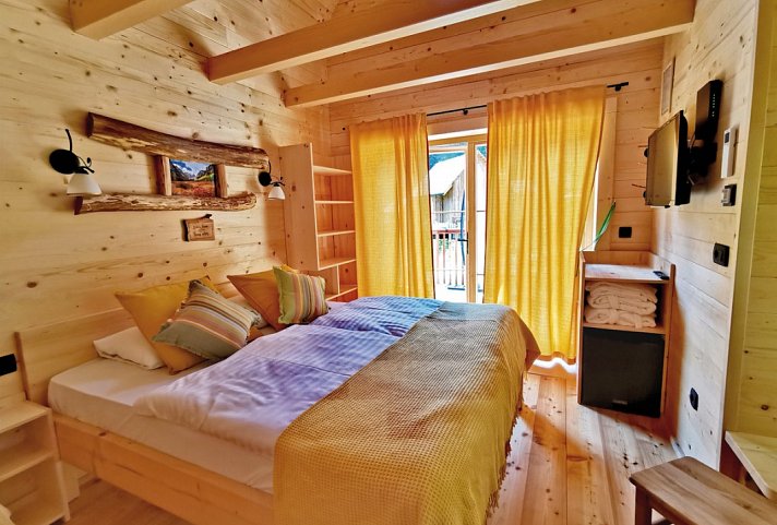 Glamping Ribno Bled - Wohnbeispiel Bungalow (Zimmercodierung CB1)
