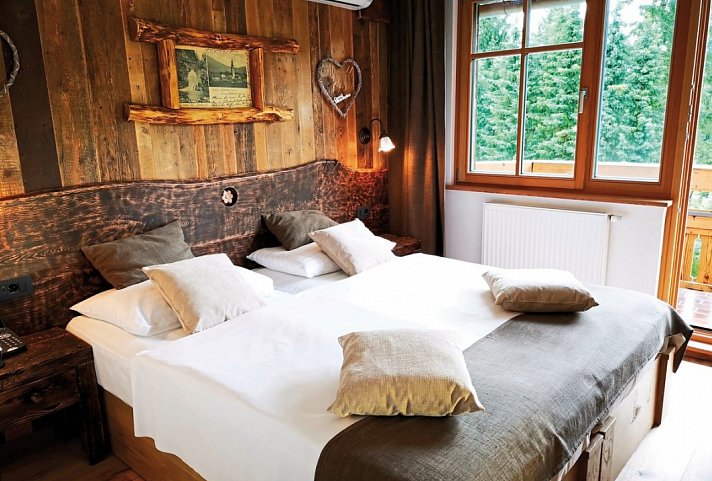 Ribno Alpine Resort - Wohnbeispiel Doppelzimmer Balkon (Zimmercodierung DB1)