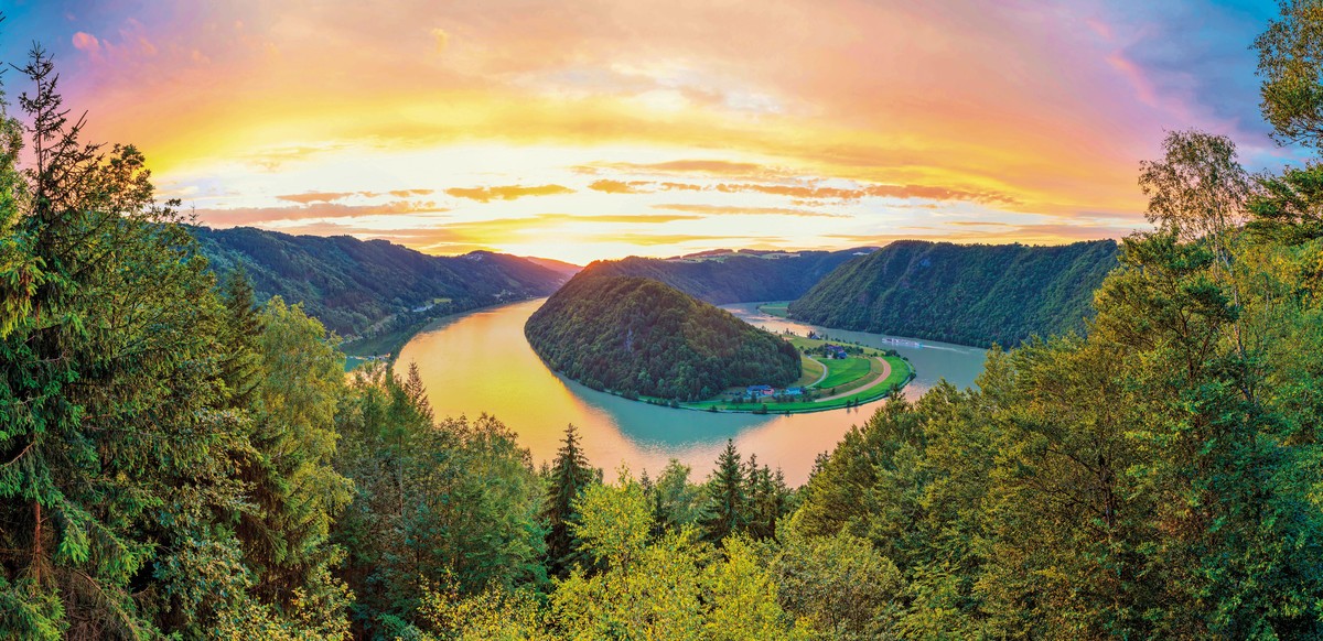 Donau-Radweg klassisch - Donauschlinge Schlögen