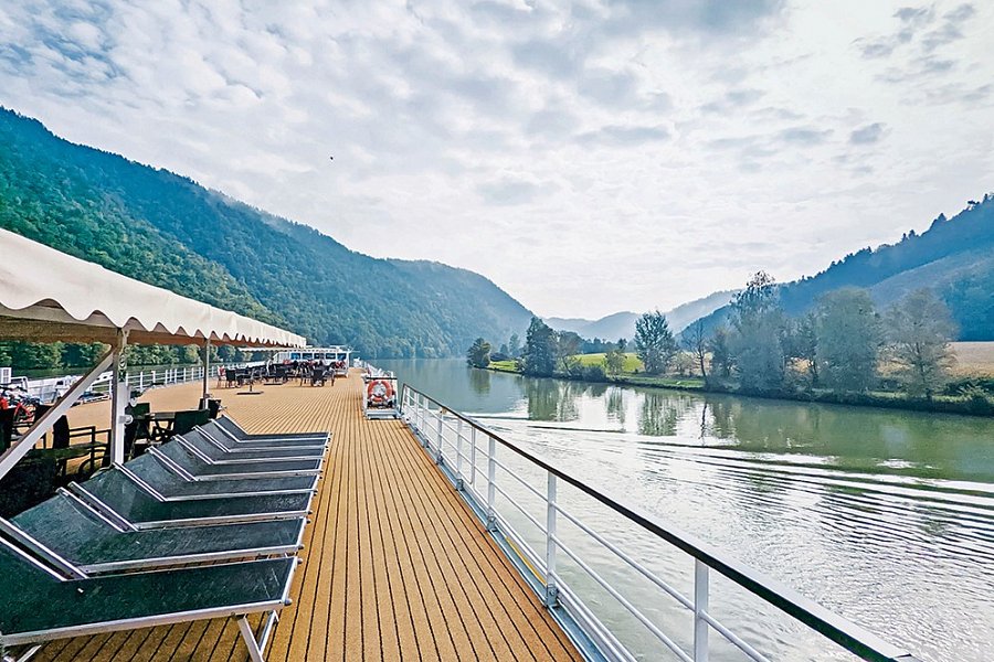 MS Prinzessin Katharina - entlang der Donau bis Wien - Sonnendeck, MS Prinzessin Katharina