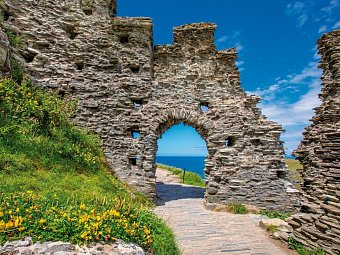 Idyllisches Südengland - Tintagel Castle