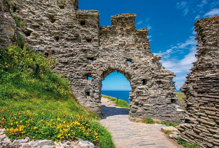 Idyllisches Südengland - Tintagel Castle