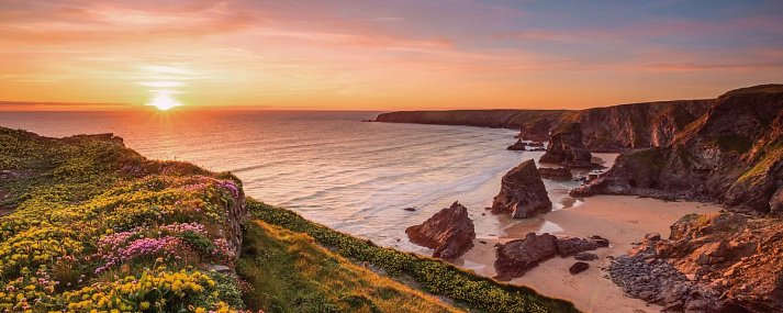 Naturwunder Devon & Cornwall - Bedruthan Steps, Cornwall