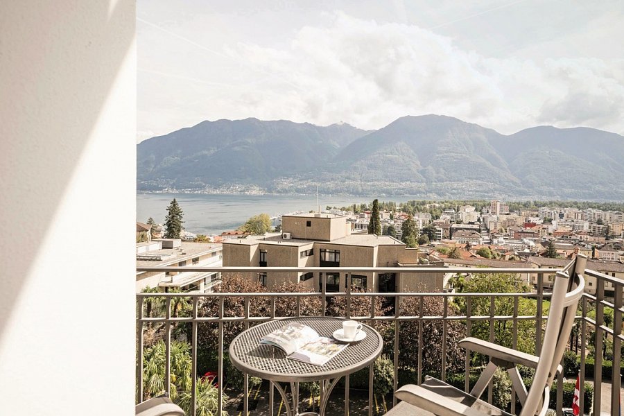 Hotel Belvedere Locarno - Wohnbeispiel Juniorsuite Seeseite (Zimmercodierung JB1)
