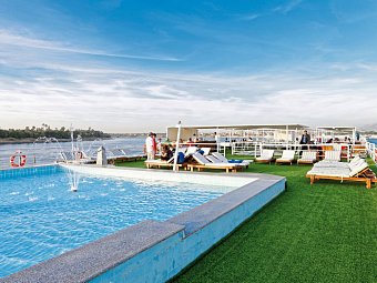 Klassische Nilkreuzfahrt mit M/S Nile Style - MS Nile Style - Pool