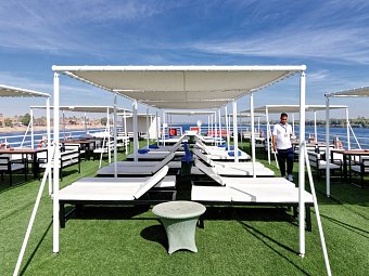 Klassische Nilkreuzfahrt mit M/S Nile Style - MS Nile Style - Sonnendeck