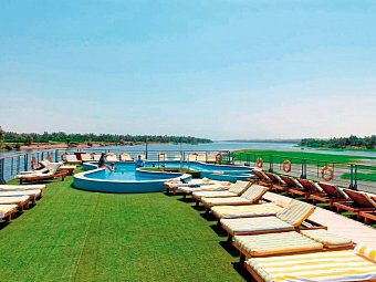 Klassische Nilkreuzfahrt mit MS Nile Premium - MS Nile Premium - Pool